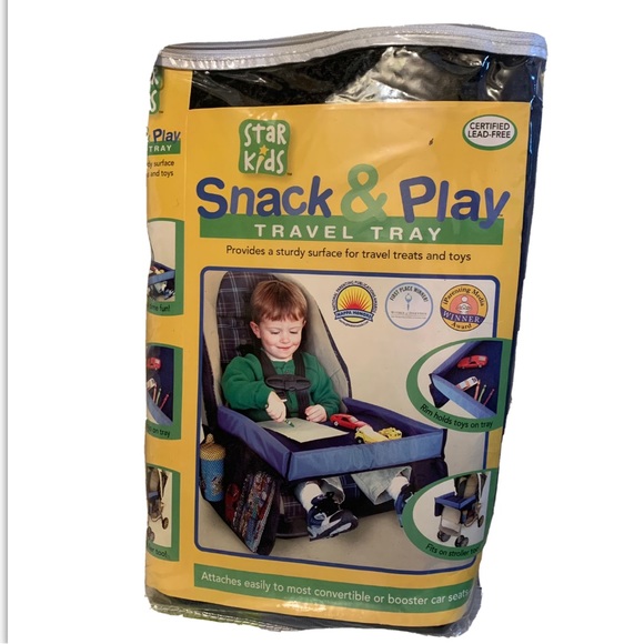 STAR KIDS Snack & Play Travel Tray Car Seat & Stroller Tray For Kids - Picture 3 of 4